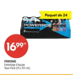 Pharmaprix POWERADE Team Pack offer