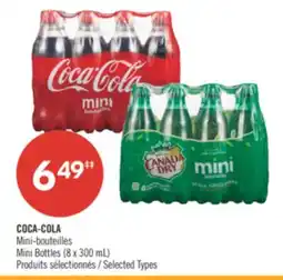 Pharmaprix COCA-COLA Mini Bottles (8 x 300 mL) offer