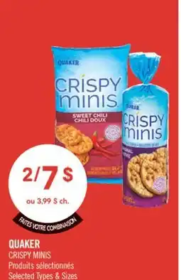 Pharmaprix QUAKER CRISPY MINIS offer