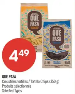 Pharmaprix QUE PASA Tortilla Chips offer
