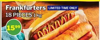 M & M Food Market Frankfurters offer