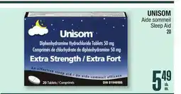 Jean Coutu UNISOM Sleep Aid offer