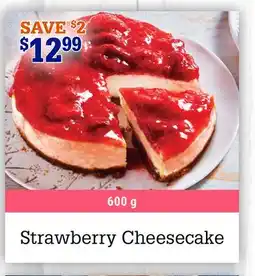 M & M Food Market Strawberry Cheesecake offer