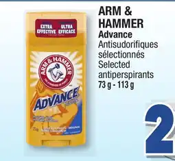 Jean Coutu ARM & HAMMER Advance Selected antiperspirants offer