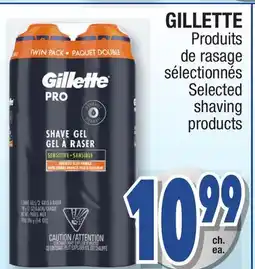 Jean Coutu GILLETTE Selected shaving products offer