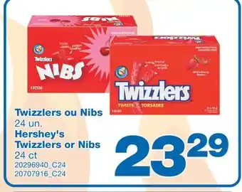 Wholesale Club TWIZZLERS OU NIBS 24 UN offer