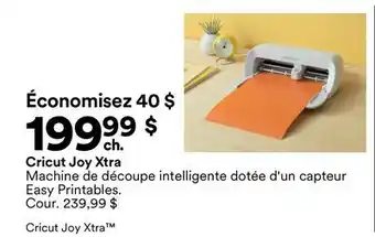 Michaels Cricut Joy Xtra Machine de découpe intelligente dotée d'un capteur Easy Printables offer