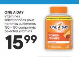 Brunet ONE A DAY Vitamines sélectionnées pour hommes ou femmes offer