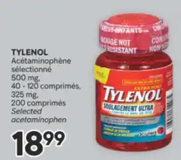 Brunet TYLENOL Acétaminophène sélectionné offer