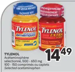 Brunet TYLENOL Acétaminophène sélectionné offer