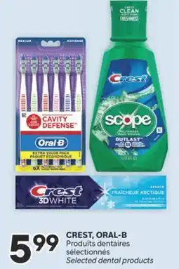 Brunet CREST, ORAL-B Produits dentaires sélectionnés offer