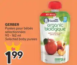 Brunet GERBER Purées pour bébés sélectionnées offer