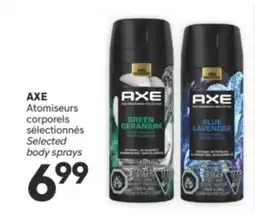 Brunet AXE Atomiseurs corporels sélectionnés offer