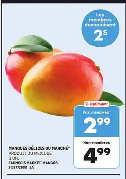 Provigo MANGUES DÉLICES DU MARCHÉ, 3 UN offer