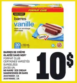 Provigo BARRES DE CRÈME GLACÉE SANS NOM offer