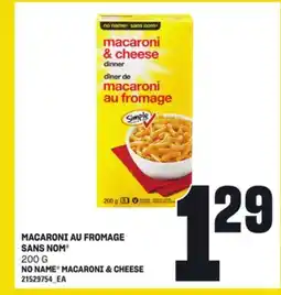 Provigo MACARONI AU FROMAGE SANS NOM offer