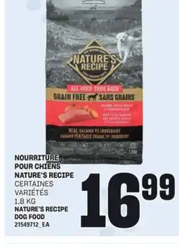 Provigo NOURRITURE POUR CHIENS NATURE'S RECIPE, 1,8 KG offer