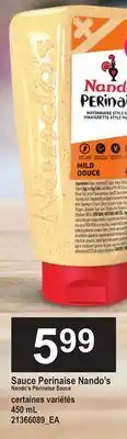 Provigo SAUCE PERINAISE NANDO'S, 450 ML offer