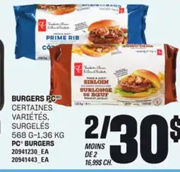 Provigo BURGERS PC offer