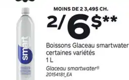 Provigo BOISSONS GLACEAU SMARTWATER, 1 L offer