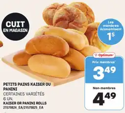 Provigo PETITS PAINS KAISER OU PANINI, 6 UN offer