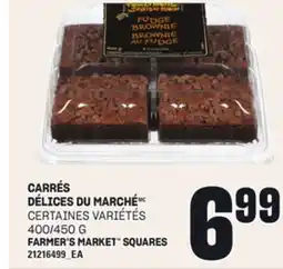 Provigo CARRÉS DÉLICES DU MARCHÉ, 400/450 G offer
