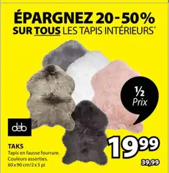 JYSK Tapis en fausse fourrure TAKS offer