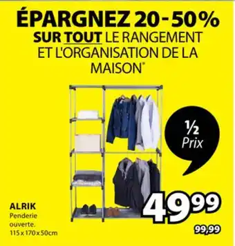 JYSK Penderie ouverte ALRIK offer