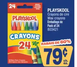 Jean Coutu PLAYSKOOL Wax crayons offer