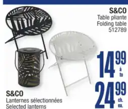 Jean Coutu S&CO Folding table offer