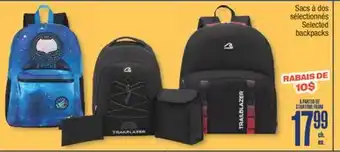 Jean Coutu Selected backpacks offer