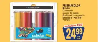 Jean Coutu PRISMACOLOR Scholar Quality colouring pencils offer