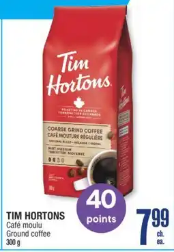 Jean Coutu TIM HORTONS Ground coffee offer