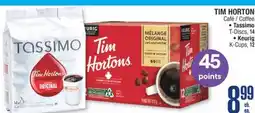 Jean Coutu TIM HORTON Coffee offer