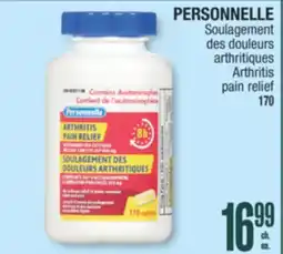 Jean Coutu PERSONNELLE Arthritis pain relief offer