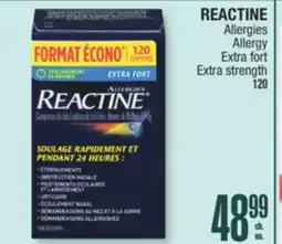 Jean Coutu REACTINE Allergy Extra strength offer