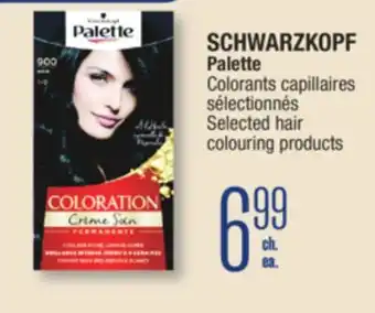 Jean Coutu SCHWARZKOPF Palette Selected hair colouring products offer