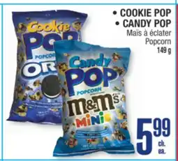 Jean Coutu COOKIE POP, CANDY POP Popcorn offer