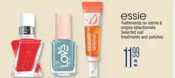 Jean Coutu ESSIE Selected nail treatments and polishes offer