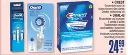 Jean Coutu CREST, ORAL-B Selected products offer