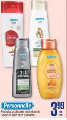 Jean Coutu PERSONNELLE Selected hair care products offer