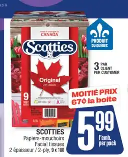 Jean Coutu SCOTTIES Facial tissues offer