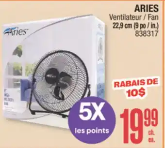 Jean Coutu ARIES Fan offer