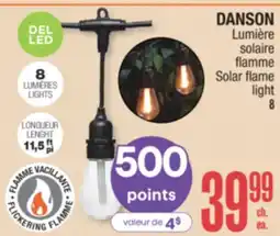 Jean Coutu DANSON Solar flame light offer