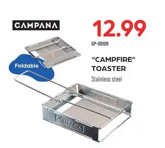 Pronature CAMPANA CAMPFIRE TOASTER offer