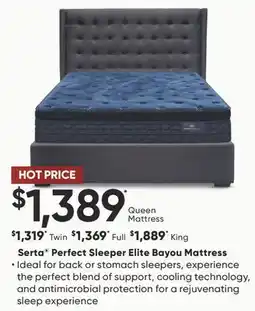 Dormez Vous Serta Perfect Sleeper Elite Bayou Mattress offer