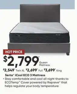 Dormez Vous Serta iCool ECO 3 Mattress offer