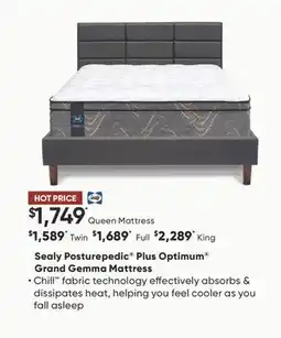 Dormez Vous Sealy Posturepedic Plus Optimum Grand Gemma Mattress offer