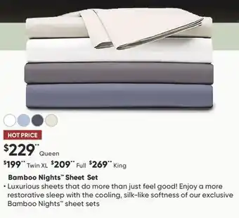 Dormez Vous Bamboo Nights Sheet Set offer