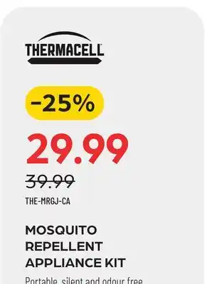 Pronature THERMACELL MOSQUITO REPELLENT APPLIANCE KIT offer